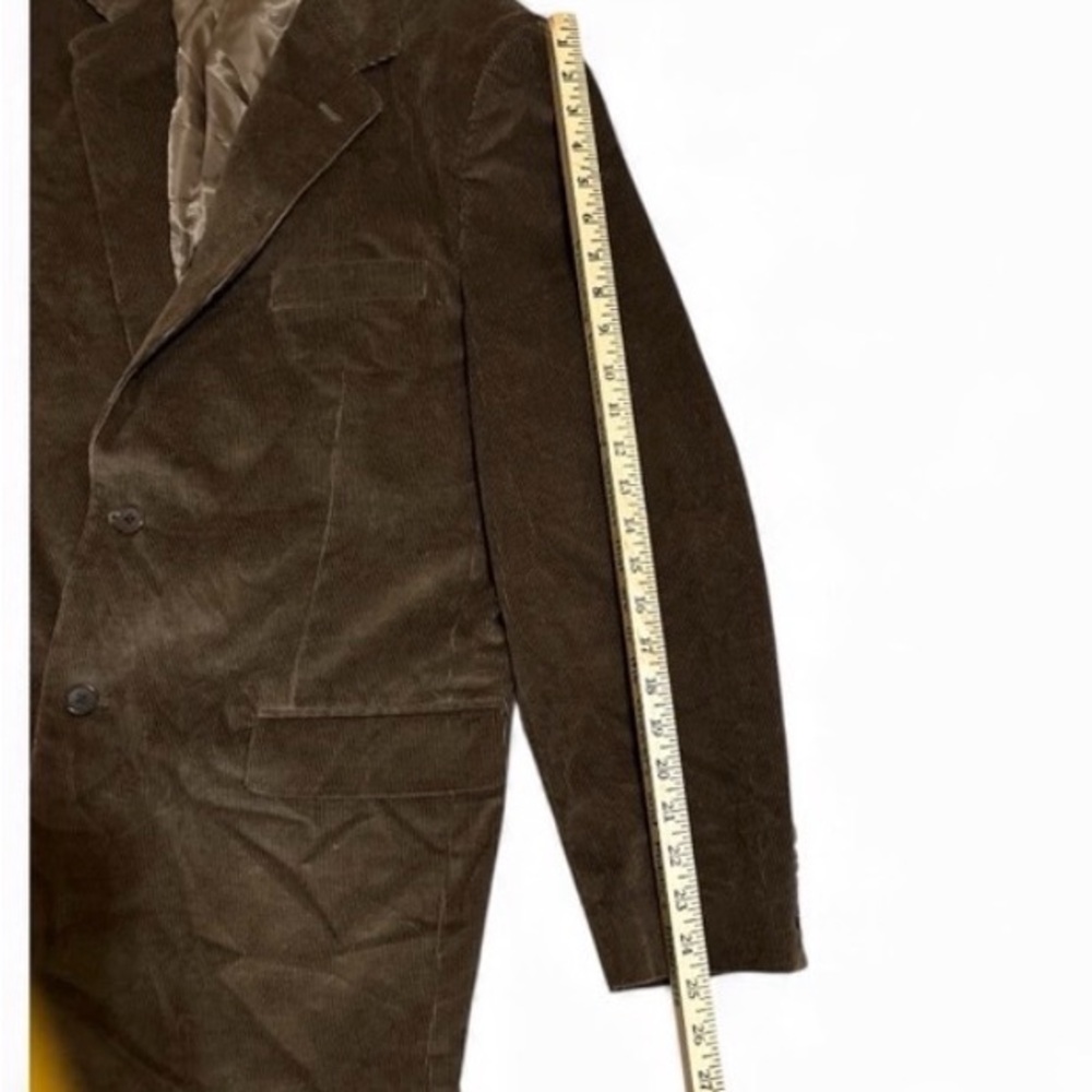 Meeting Street 44R Cotton Brown Corduroy Blazer Sport Coat Suit Jacket - Picture 7 of 10